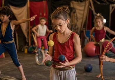 Cours de cirque à Vannes