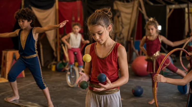 Cours de cirque à Vannes